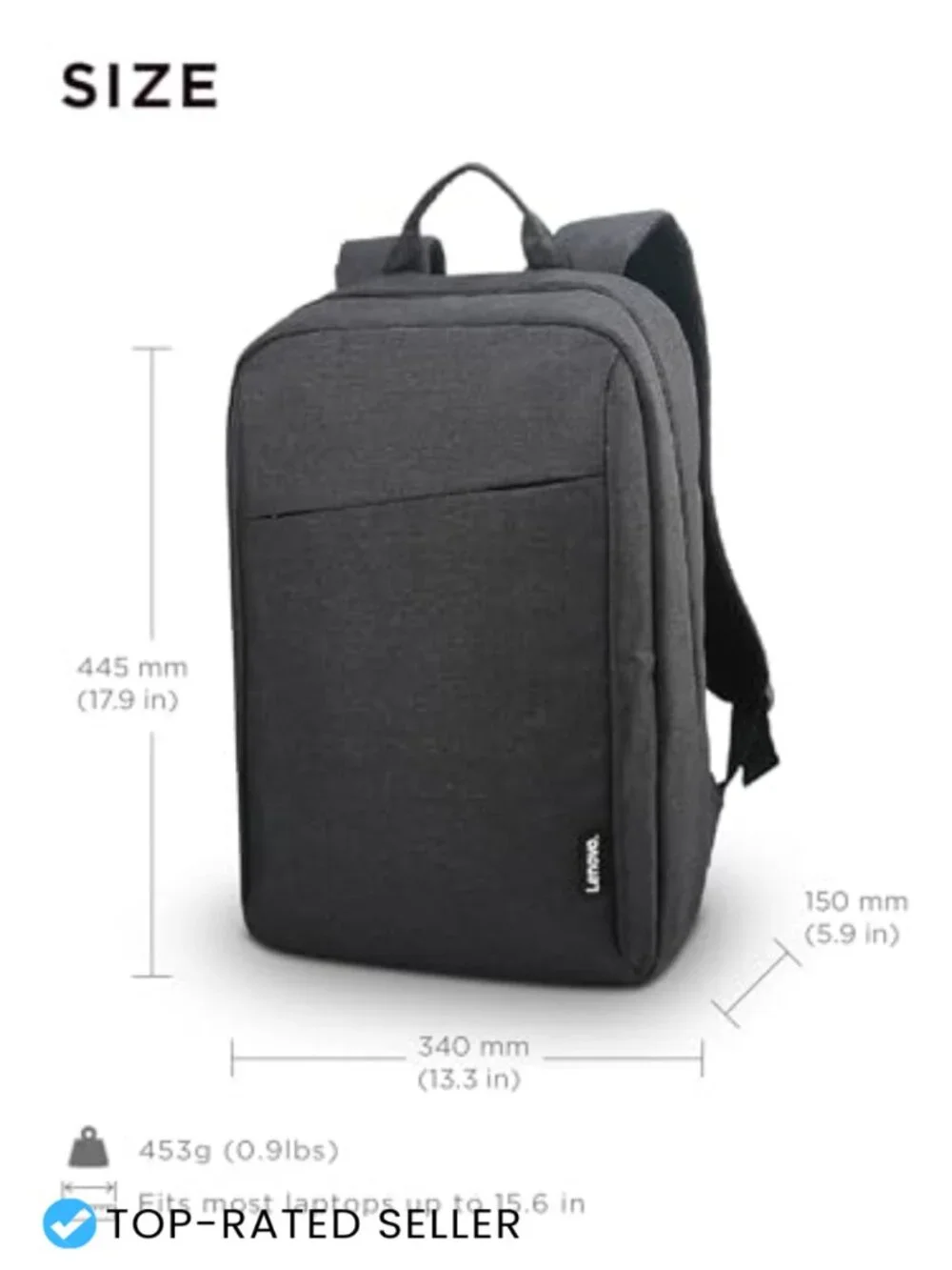 Laptop Backpack 15.6 Inch Durable Water Repellent Lightweight Travel College